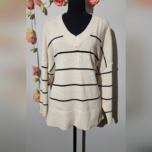 Arula V Neck Oversized Sweater Plus Size 0X